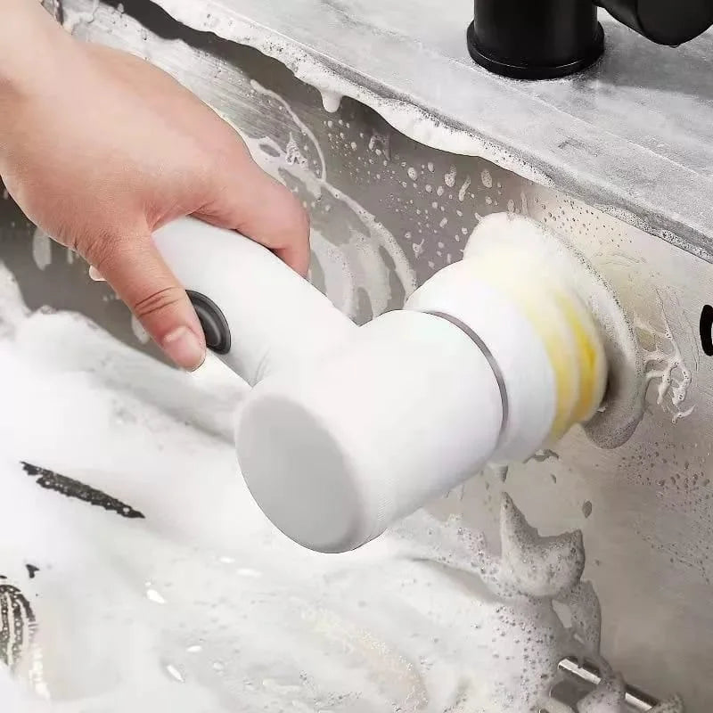 Escova Elétrica Multifuncional - Limpeza Rápida - EluxOfertas